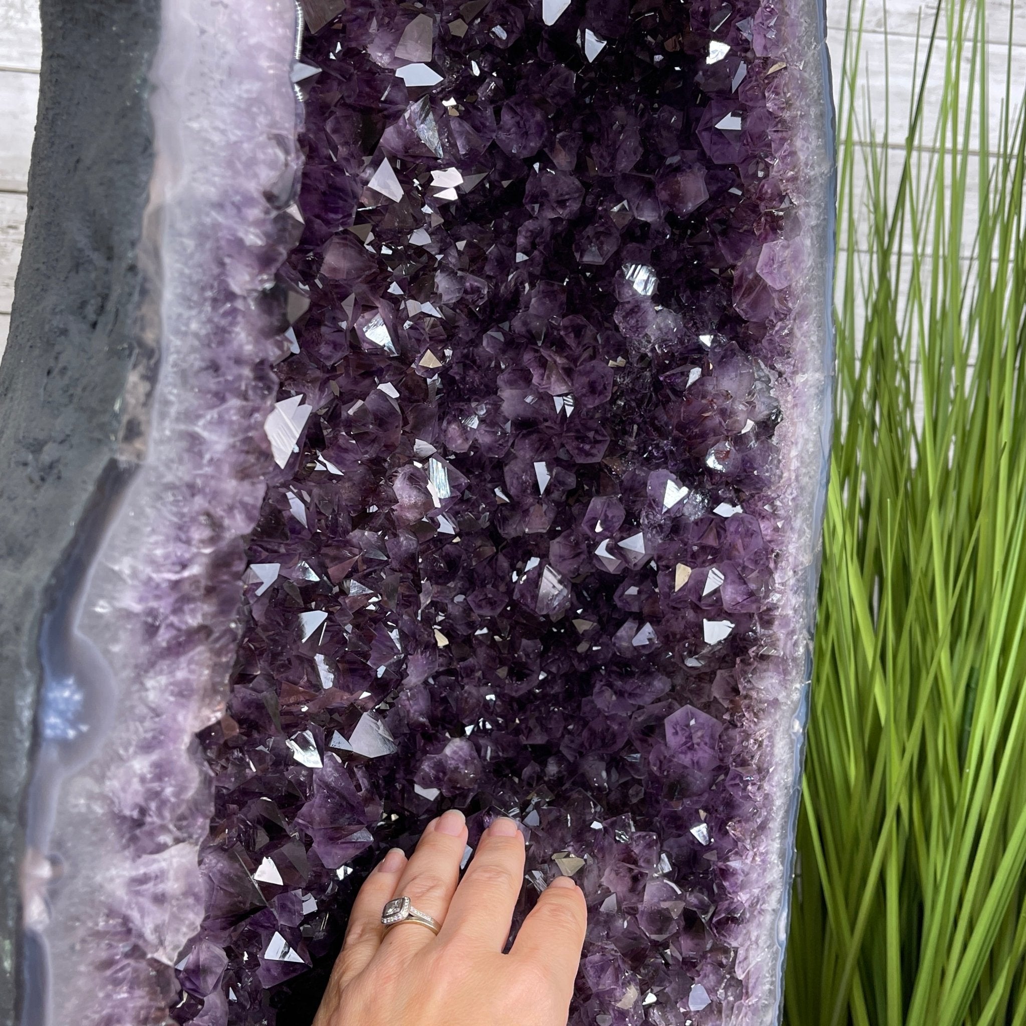 Super Quality Brazilian Amethyst Cathedral, 23” tall & 122.2 lbs #5601-0652 by Brazil Gems - Brazil GemsBrazil GemsSuper Quality Brazilian Amethyst Cathedral, 23” tall & 122.2 lbs #5601-0652 by Brazil GemsCathedrals5601-0652