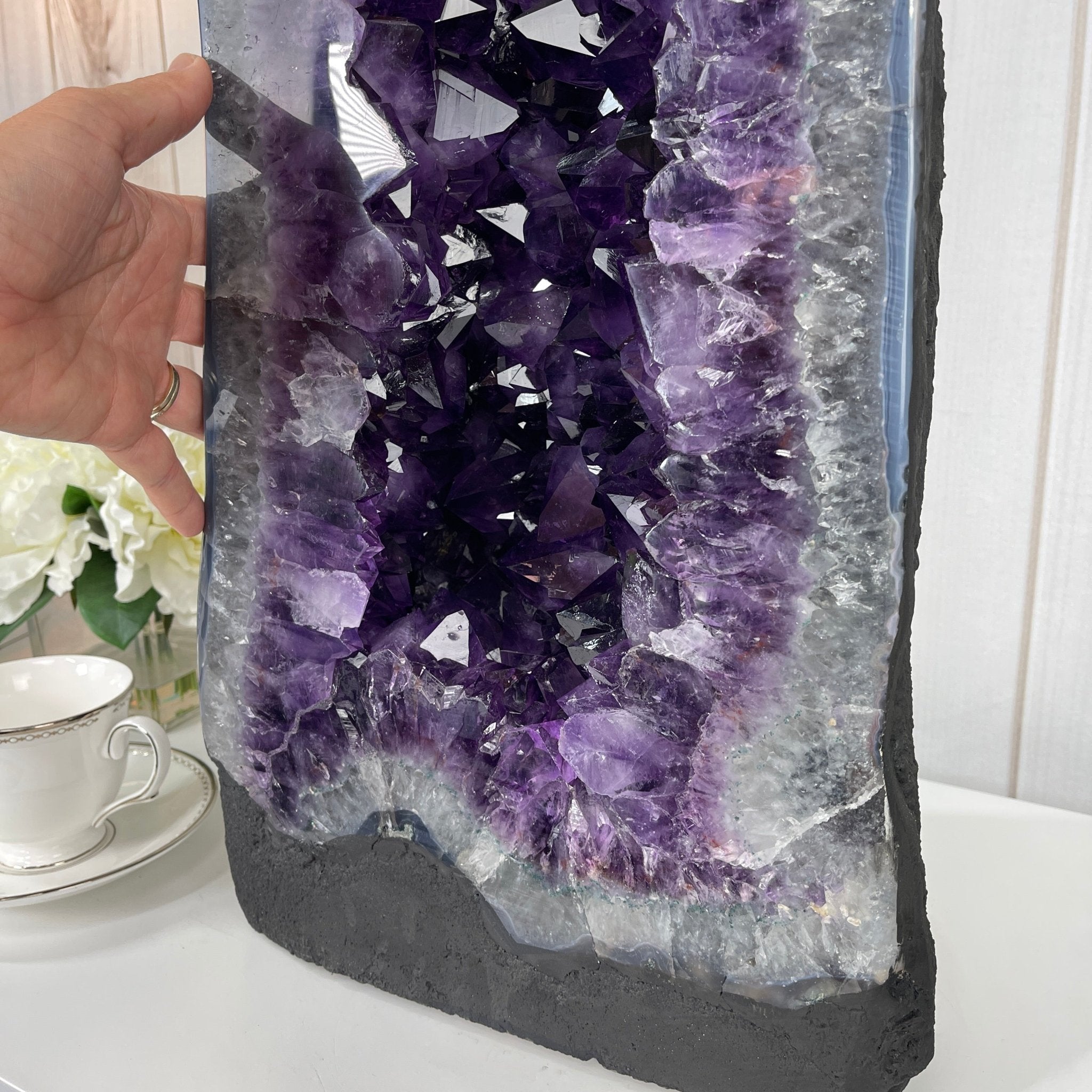 Super Quality Brazilian Amethyst Cathedral, 24.5” tall & 86 lbs #5601-0494 by Brazil Gems - Brazil GemsBrazil GemsSuper Quality Brazilian Amethyst Cathedral, 24.5” tall & 86 lbs #5601-0494 by Brazil GemsCathedrals5601-0494
