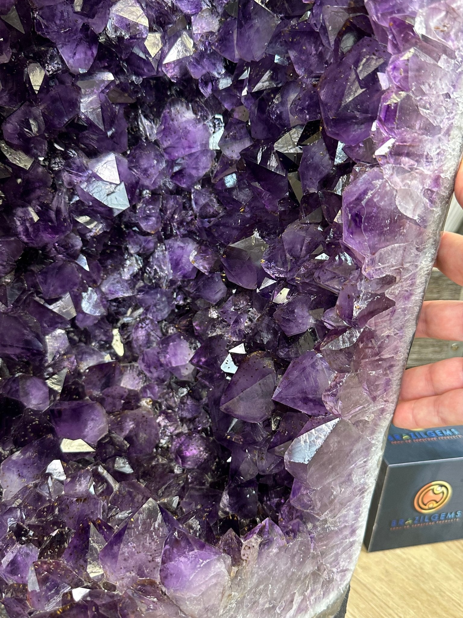 Super Quality Brazilian Amethyst Cathedral, 377.1 lbs & 4 Feet 9 Inches Tall #5601 - 1486 - Brazil GemsBrazil GemsSuper Quality Brazilian Amethyst Cathedral, 377.1 lbs & 4 Feet 9 Inches Tall #5601 - 1486Cathedrals5601 - 1486