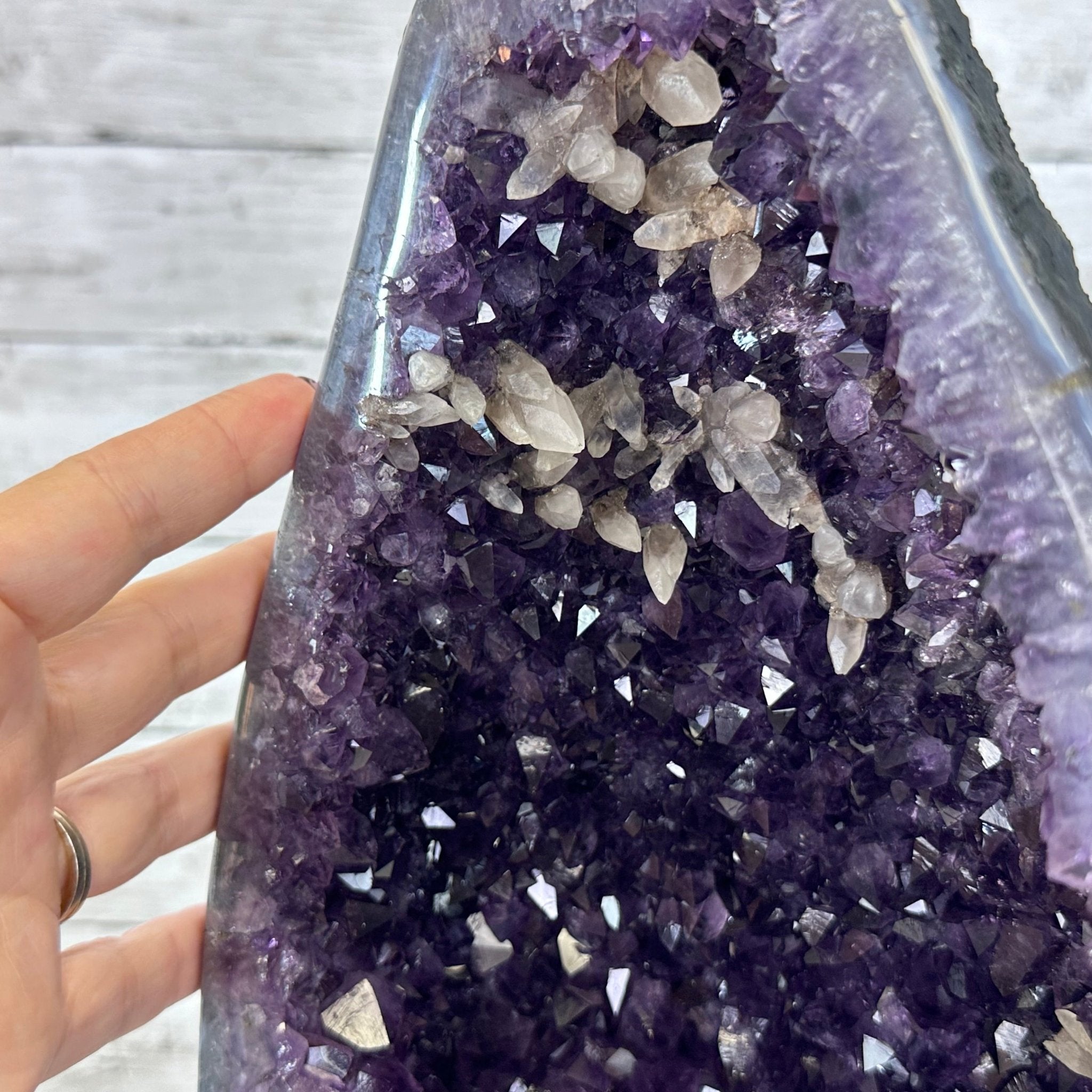 Super Quality Brazilian Amethyst Cathedral, 44.7 lbs & 18.9" Tall #5601 - 1313 - Brazil GemsBrazil GemsSuper Quality Brazilian Amethyst Cathedral, 44.7 lbs & 18.9" Tall #5601 - 1313Cathedrals5601 - 1313