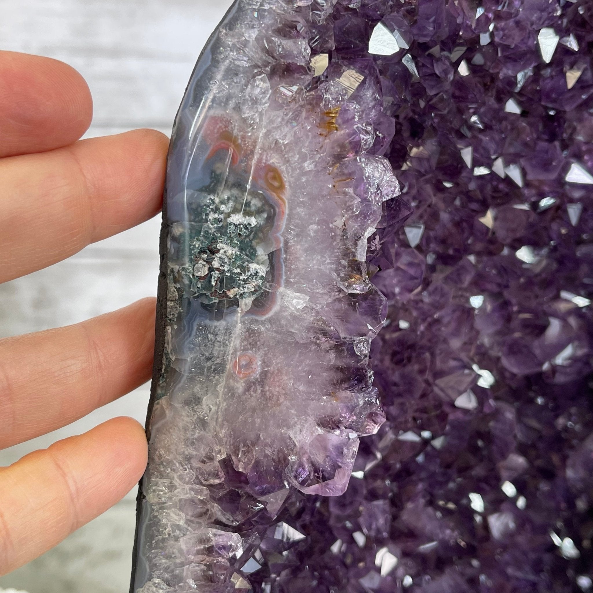 Super Quality Brazilian Amethyst Cathedral, 50.1 lbs & 17" Tall #5601-0849 by Brazil Gems - Brazil GemsBrazil GemsSuper Quality Brazilian Amethyst Cathedral, 50.1 lbs & 17" Tall #5601-0849 by Brazil GemsCathedrals5601-0849
