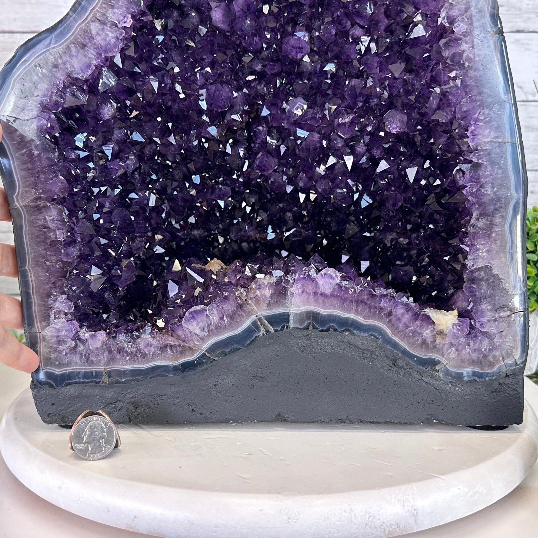 Super Quality Brazilian Amethyst Cathedral, 61.7 lbs & 16.7" Tall #5601 - 1322 - Brazil GemsBrazil GemsSuper Quality Brazilian Amethyst Cathedral, 61.7 lbs & 16.7" Tall #5601 - 1322Cathedrals5601 - 1322