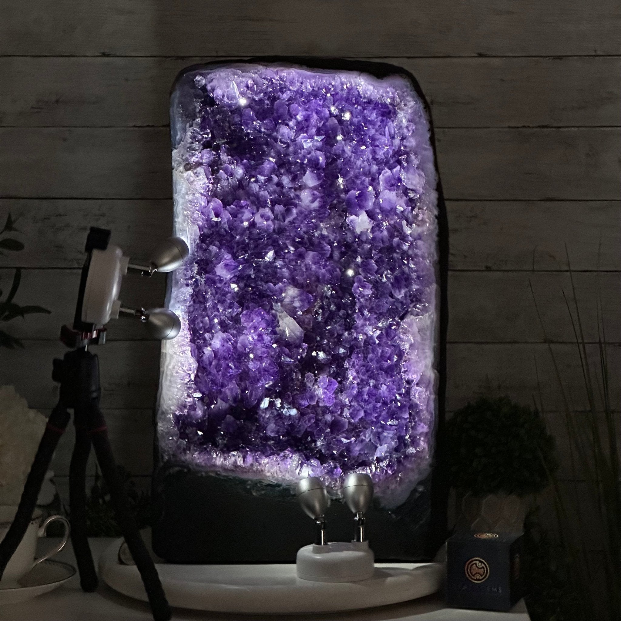 Super Quality Brazilian Amethyst Cathedral, 76.6 lbs & 20.2" Tall #5601 - 1327 - Brazil GemsBrazil GemsSuper Quality Brazilian Amethyst Cathedral, 76.6 lbs & 20.2" Tall #5601 - 1327Cathedrals5601 - 1327