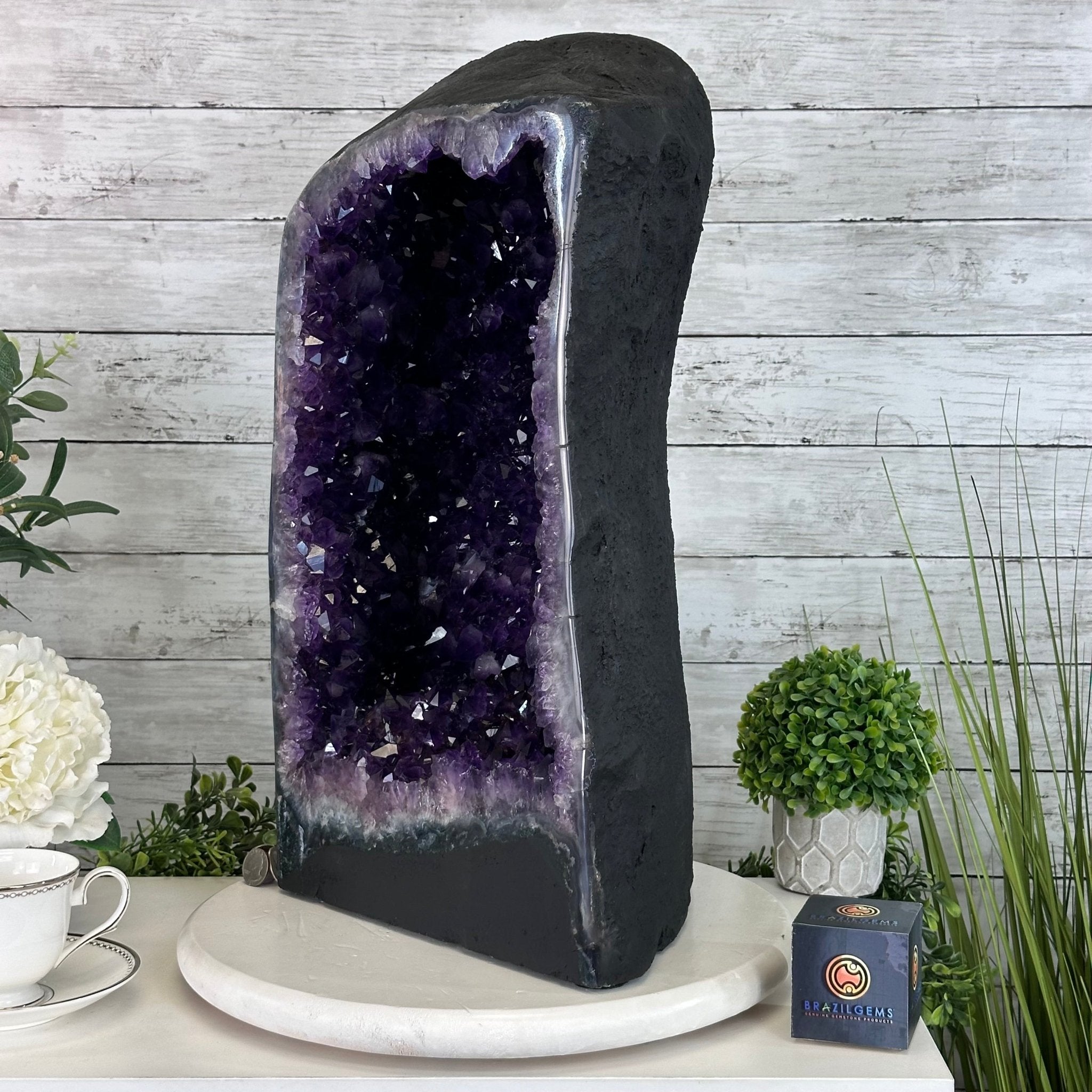 Super Quality Brazilian Amethyst Cathedral, 81.9 lbs & 21.7" Tall #5601 - 1328 - Brazil GemsBrazil GemsSuper Quality Brazilian Amethyst Cathedral, 81.9 lbs & 21.7" Tall #5601 - 1328Cathedrals5601 - 1328