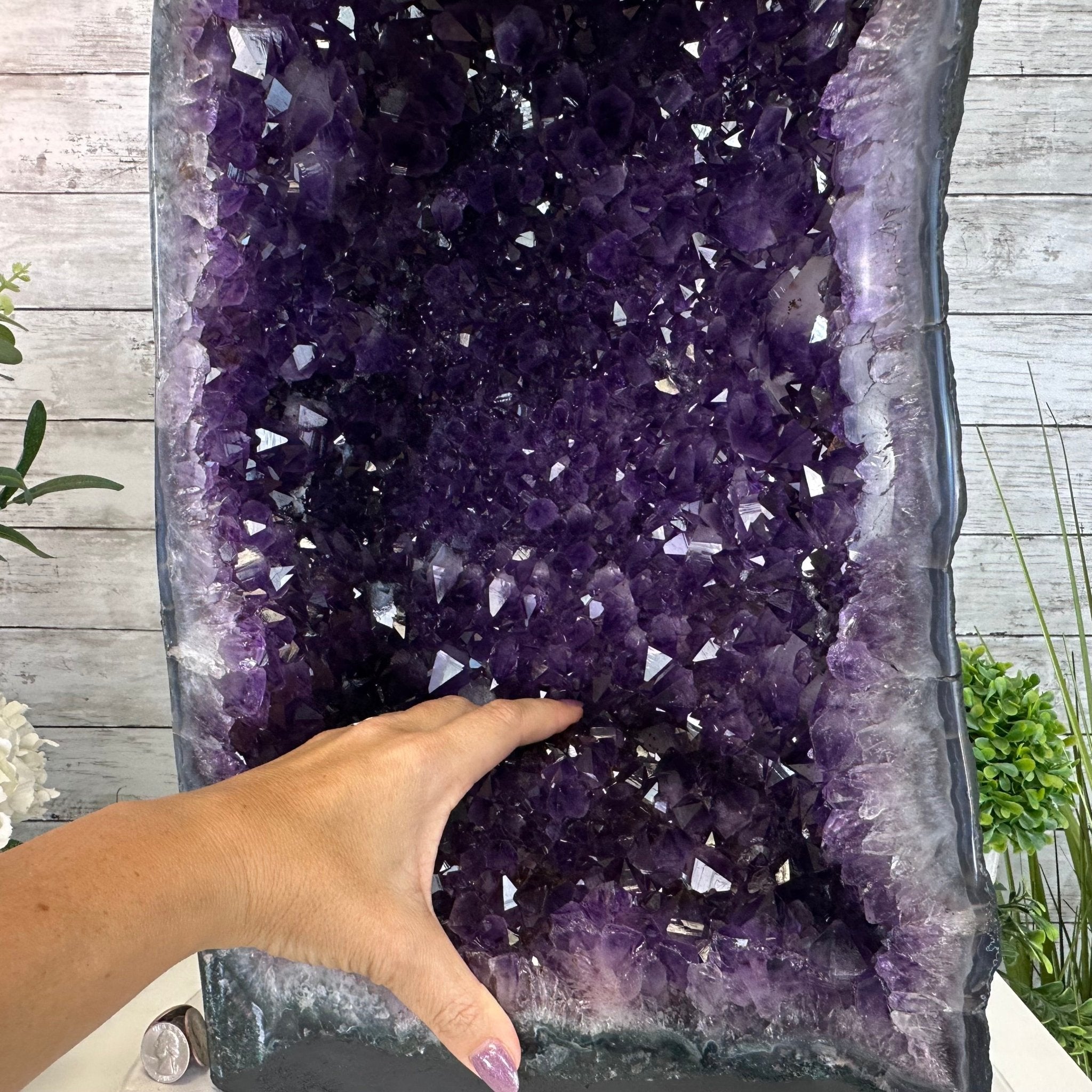 Super Quality Brazilian Amethyst Cathedral, 81.9 lbs & 21.7" Tall #5601 - 1328 - Brazil GemsBrazil GemsSuper Quality Brazilian Amethyst Cathedral, 81.9 lbs & 21.7" Tall #5601 - 1328Cathedrals5601 - 1328