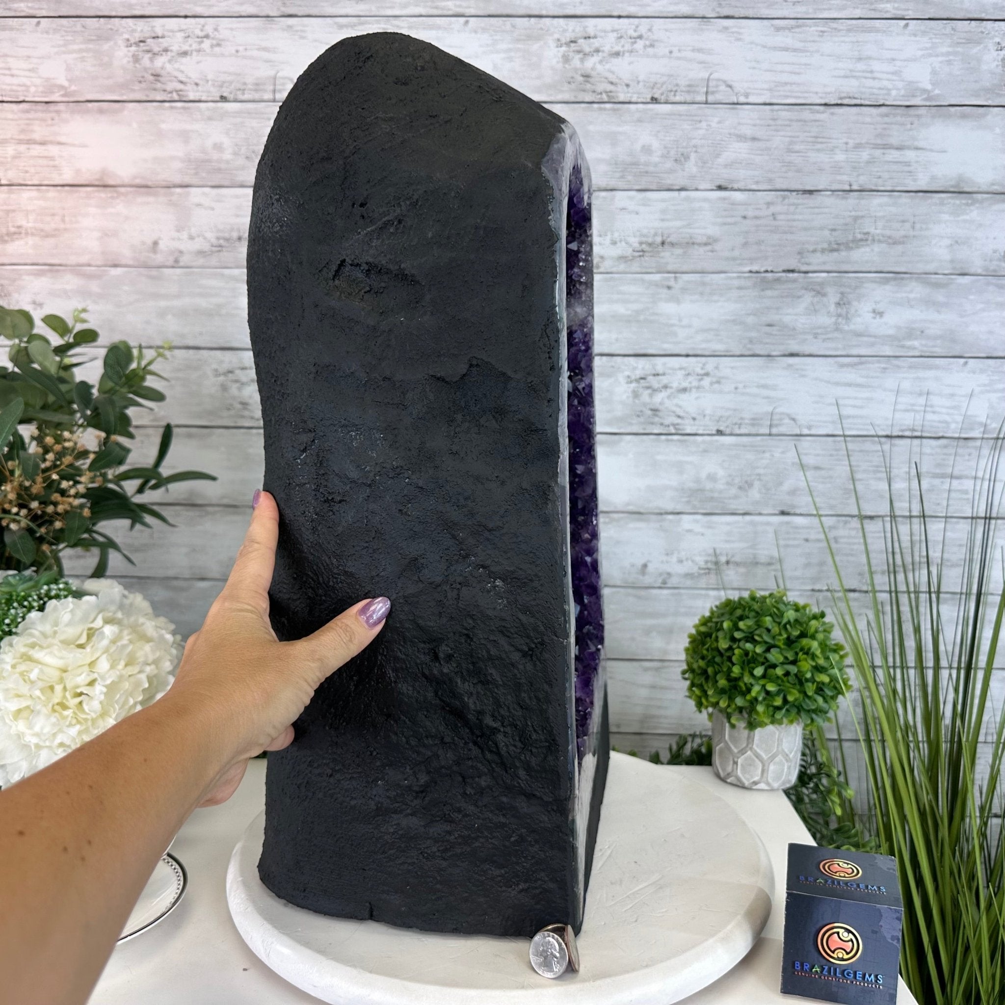 Super Quality Brazilian Amethyst Cathedral, 81.9 lbs & 21.7" Tall #5601 - 1328 - Brazil GemsBrazil GemsSuper Quality Brazilian Amethyst Cathedral, 81.9 lbs & 21.7" Tall #5601 - 1328Cathedrals5601 - 1328