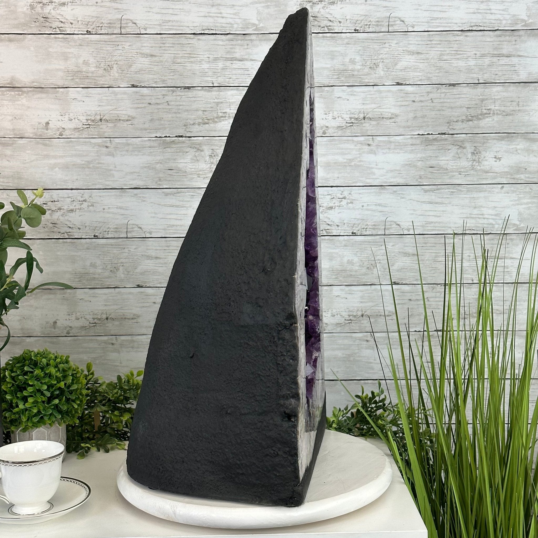 Super Quality Brazilian Amethyst Cathedral, 93.2 lbs & 22.1" Tall, Model #5601-1181 by Brazil Gems - Brazil GemsBrazil GemsSuper Quality Brazilian Amethyst Cathedral, 93.2 lbs & 22.1" Tall, Model #5601-1181 by Brazil GemsCathedrals5601-1181