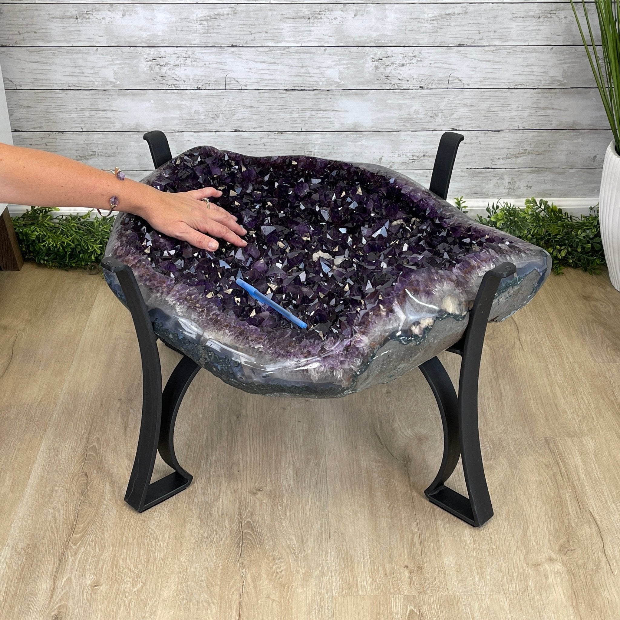 Starbucks Coffee - amethyst Brazilian Amethyst Coffee Table #1385-0080 – Brazil Gems