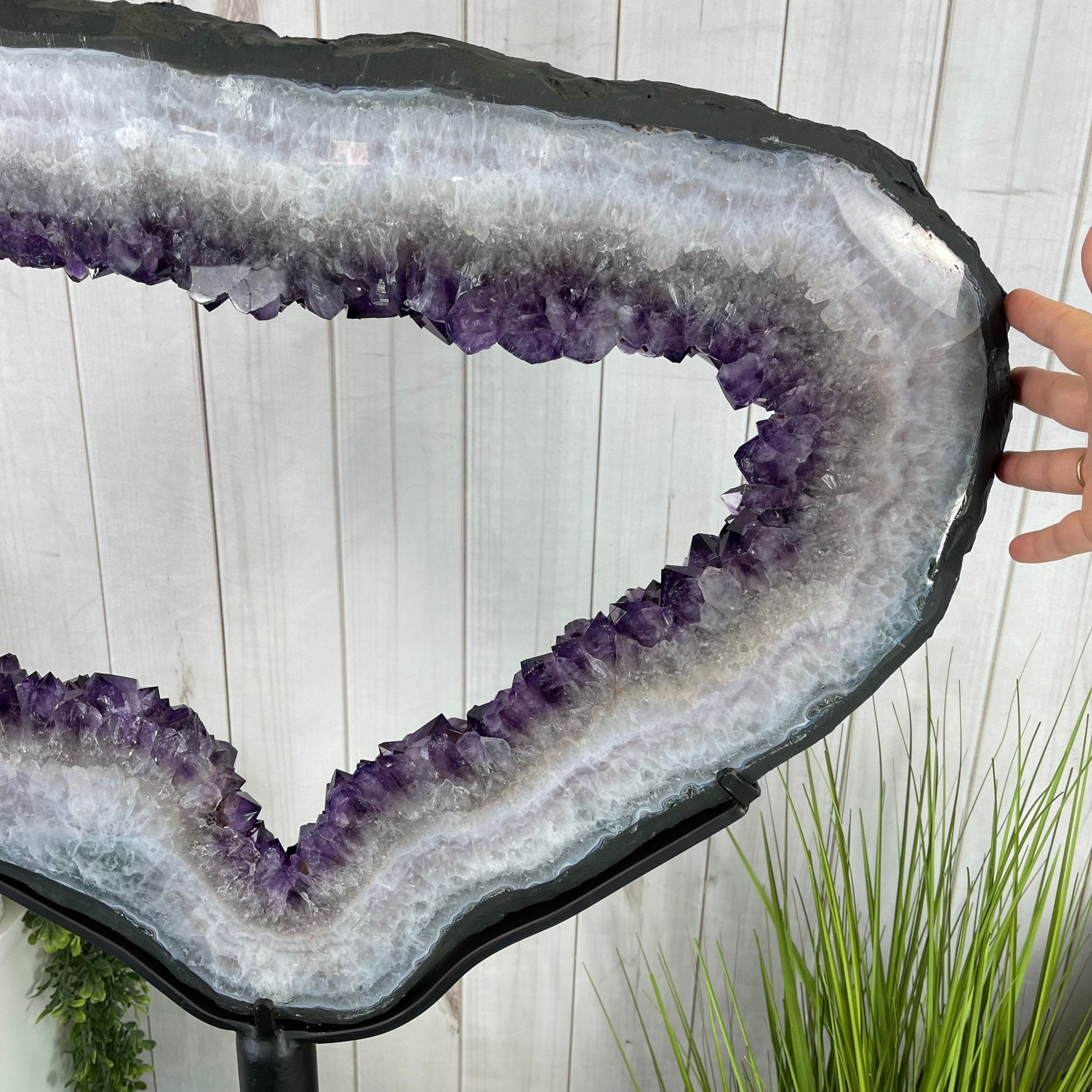 Amethyst Crystal Portal on a Rotating Stand by Brazil Gems® # 5604