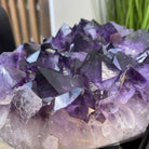 Super Quality Brazilian Amethyst Geode Side Table, 34.3 lbs, 23.6" tall on a metal base #1384-0005 by Brazil Gems - Brazil GemsBrazil GemsSuper Quality Brazilian Amethyst Geode Side Table, 34.3 lbs, 23.6" tall on a metal base #1384-0005 by Brazil GemsTables: Side1384-0005