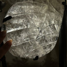 Super Quality Clear Quartz Angel Wings on a Metal Base, 19 lbs & 23" Tall #4444CQ - 001 - Brazil GemsBrazil GemsSuper Quality Clear Quartz Angel Wings on a Metal Base, 19 lbs & 23" Tall #4444CQ - 001Carved Angel Wings4444CQ - 001