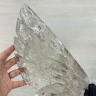 Super Quality Clear Quartz Angel Wings on a Metal Base, 19 lbs & 23" Tall #4444CQ - 001 - Brazil GemsBrazil GemsSuper Quality Clear Quartz Angel Wings on a Metal Base, 19 lbs & 23" Tall #4444CQ - 001Carved Angel Wings4444CQ - 001