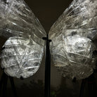 Super Quality Clear Quartz Angel Wings on a Metal Base, 19 lbs & 23" Tall #4444CQ - 001 - Brazil GemsBrazil GemsSuper Quality Clear Quartz Angel Wings on a Metal Base, 19 lbs & 23" Tall #4444CQ - 001Carved Angel Wings4444CQ - 001