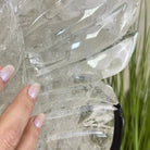 Super Quality Clear Quartz Angel Wings on a Metal Base, 19 lbs & 23" Tall #4444CQ - 001 - Brazil GemsBrazil GemsSuper Quality Clear Quartz Angel Wings on a Metal Base, 19 lbs & 23" Tall #4444CQ - 001Carved Angel Wings4444CQ - 001
