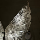 Super Quality Clear Quartz Angel Wings on a Metal Base, 19 lbs & 23" Tall #4444CQ - 001 - Brazil GemsBrazil GemsSuper Quality Clear Quartz Angel Wings on a Metal Base, 19 lbs & 23" Tall #4444CQ - 001Carved Angel Wings4444CQ - 001
