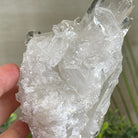 Super Quality Clear Quartz Cluster, Metal Stand, 2.4 lbs & 8.8" Tall 5495 - 0080 - Brazil GemsBrazil GemsSuper Quality Clear Quartz Cluster, Metal Stand, 2.4 lbs & 8.8" Tall 5495 - 0080Clusters on Fixed Bases5495 - 0080