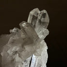 Super Quality Clear Quartz Cluster, Metal Stand, 2.4 lbs & 8.8" Tall 5495 - 0080 - Brazil GemsBrazil GemsSuper Quality Clear Quartz Cluster, Metal Stand, 2.4 lbs & 8.8" Tall 5495 - 0080Clusters on Fixed Bases5495 - 0080