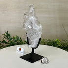 Super Quality Clear Quartz Cluster, Metal Stand, 2.4 lbs & 8.8" Tall 5495 - 0080 - Brazil GemsBrazil GemsSuper Quality Clear Quartz Cluster, Metal Stand, 2.4 lbs & 8.8" Tall 5495 - 0080Clusters on Fixed Bases5495 - 0080