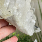 Super Quality Clear Quartz Cluster, Metal Stand, 24.3 lbs & 16.6" Tall 5495 - 0101 - Brazil GemsBrazil GemsSuper Quality Clear Quartz Cluster, Metal Stand, 24.3 lbs & 16.6" Tall 5495 - 0101Clusters on Fixed Bases5495 - 0101