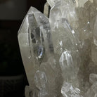 Super Quality Clear Quartz Cluster, Metal Stand, 24.3 lbs & 16.6" Tall 5495 - 0101 - Brazil GemsBrazil GemsSuper Quality Clear Quartz Cluster, Metal Stand, 24.3 lbs & 16.6" Tall 5495 - 0101Clusters on Fixed Bases5495 - 0101