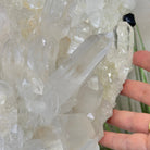 Super Quality Clear Quartz Cluster, Metal Stand, 24.3 lbs & 16.6" Tall 5495 - 0101 - Brazil GemsBrazil GemsSuper Quality Clear Quartz Cluster, Metal Stand, 24.3 lbs & 16.6" Tall 5495 - 0101Clusters on Fixed Bases5495 - 0101