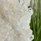 Super Quality Clear Quartz Cluster, Metal Stand, 24.3 lbs & 16.6" Tall 5495 - 0101 - Brazil GemsBrazil GemsSuper Quality Clear Quartz Cluster, Metal Stand, 24.3 lbs & 16.6" Tall 5495 - 0101Clusters on Fixed Bases5495 - 0101