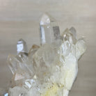 Super Quality Clear Quartz Cluster, Metal Stand, 24.3 lbs & 16.6" Tall 5495 - 0101 - Brazil GemsBrazil GemsSuper Quality Clear Quartz Cluster, Metal Stand, 24.3 lbs & 16.6" Tall 5495 - 0101Clusters on Fixed Bases5495 - 0101