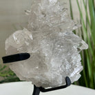 Super Quality Clear Quartz Cluster, Metal Stand, 2.8 lbs & 8.5" Tall 5495 - 0081 - Brazil GemsBrazil GemsSuper Quality Clear Quartz Cluster, Metal Stand, 2.8 lbs & 8.5" Tall 5495 - 0081Clusters on Fixed Bases5495 - 0081