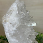Super Quality Clear Quartz Cluster, Metal Stand, 3.1 lbs & 8.8" Tall 5495 - 0082 - Brazil GemsBrazil GemsSuper Quality Clear Quartz Cluster, Metal Stand, 3.1 lbs & 8.8" Tall 5495 - 0082Clusters on Fixed Bases5495 - 0082