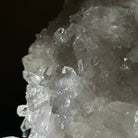 Super Quality Clear Quartz Cluster, Metal Stand, 3.1 lbs & 8.8" Tall 5495 - 0082 - Brazil GemsBrazil GemsSuper Quality Clear Quartz Cluster, Metal Stand, 3.1 lbs & 8.8" Tall 5495 - 0082Clusters on Fixed Bases5495 - 0082