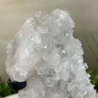 Super Quality Clear Quartz Cluster, Metal Stand, 4.2 lbs & 7.6" Tall 5495 - 0089 - Brazil GemsBrazil GemsSuper Quality Clear Quartz Cluster, Metal Stand, 4.2 lbs & 7.6" Tall 5495 - 0089Clusters on Fixed Bases5495 - 0089