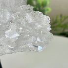 Super Quality Clear Quartz Cluster, Metal Stand, 4.2 lbs & 7.6" Tall 5495 - 0089 - Brazil GemsBrazil GemsSuper Quality Clear Quartz Cluster, Metal Stand, 4.2 lbs & 7.6" Tall 5495 - 0089Clusters on Fixed Bases5495 - 0089
