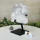 Super Quality Clear Quartz Cluster, Metal Stand, 4.2 lbs & 7.6" Tall 5495 - 0089 - Brazil GemsBrazil GemsSuper Quality Clear Quartz Cluster, Metal Stand, 4.2 lbs & 7.6" Tall 5495 - 0089Clusters on Fixed Bases5495 - 0089