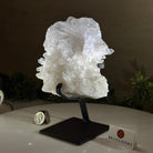 Super Quality Clear Quartz Cluster, Metal Stand, 4.2 lbs & 7.6" Tall 5495 - 0089 - Brazil GemsBrazil GemsSuper Quality Clear Quartz Cluster, Metal Stand, 4.2 lbs & 7.6" Tall 5495 - 0089Clusters on Fixed Bases5495 - 0089