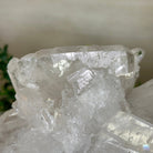 Super Quality Clear Quartz Cluster, Metal Stand, 6.1 lbs & 6.2" Tall 5495 - 0098 - Brazil GemsBrazil GemsSuper Quality Clear Quartz Cluster, Metal Stand, 6.1 lbs & 6.2" Tall 5495 - 0098Clusters on Fixed Bases5495 - 0098