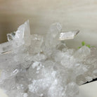 Super Quality Clear Quartz Cluster, Metal Stand, 6.1 lbs & 6.2" Tall 5495 - 0098 - Brazil GemsBrazil GemsSuper Quality Clear Quartz Cluster, Metal Stand, 6.1 lbs & 6.2" Tall 5495 - 0098Clusters on Fixed Bases5495 - 0098