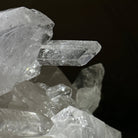 Super Quality Clear Quartz Cluster, Metal Stand, 6.1 lbs & 6.2" Tall 5495 - 0098 - Brazil GemsBrazil GemsSuper Quality Clear Quartz Cluster, Metal Stand, 6.1 lbs & 6.2" Tall 5495 - 0098Clusters on Fixed Bases5495 - 0098