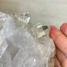 Super Quality Clear Quartz Cluster, Metal Stand, 6.1 lbs & 9.3" Tall 5495 - 0097 - Brazil GemsBrazil GemsSuper Quality Clear Quartz Cluster, Metal Stand, 6.1 lbs & 9.3" Tall 5495 - 0097Clusters on Fixed Bases5495 - 0097