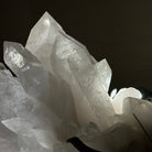Super Quality Clear Quartz Cluster, Metal Stand, 63.9 lbs & 18.6" Tall 5495 - 0102 - Brazil GemsBrazil GemsSuper Quality Clear Quartz Cluster, Metal Stand, 63.9 lbs & 18.6" Tall 5495 - 0102Clusters on Fixed Bases5495 - 0102