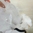 Super Quality Clear Quartz Cluster, Metal Stand, 63.9 lbs & 18.6" Tall 5495 - 0102 - Brazil GemsBrazil GemsSuper Quality Clear Quartz Cluster, Metal Stand, 63.9 lbs & 18.6" Tall 5495 - 0102Clusters on Fixed Bases5495 - 0102