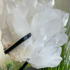 Super Quality Clear Quartz Cluster, Metal Stand, 63.9 lbs & 18.6" Tall 5495 - 0102 - Brazil GemsBrazil GemsSuper Quality Clear Quartz Cluster, Metal Stand, 63.9 lbs & 18.6" Tall 5495 - 0102Clusters on Fixed Bases5495 - 0102