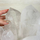 Super Quality Clear Quartz Cluster, Metal Stand, 63.9 lbs & 18.6" Tall 5495 - 0102 - Brazil GemsBrazil GemsSuper Quality Clear Quartz Cluster, Metal Stand, 63.9 lbs & 18.6" Tall 5495 - 0102Clusters on Fixed Bases5495 - 0102