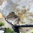 Super Quality Clear Quartz Cluster, Metal Stand, 63.9 lbs & 18.6" Tall 5495 - 0102 - Brazil GemsBrazil GemsSuper Quality Clear Quartz Cluster, Metal Stand, 63.9 lbs & 18.6" Tall 5495 - 0102Clusters on Fixed Bases5495 - 0102