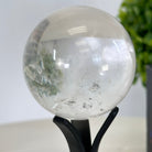 Super Quality Clear Quartz Sphere on a Metal Base, 0.4 lbs & 4.6" Tall #5631 - 0013 - Brazil GemsBrazil GemsSuper Quality Clear Quartz Sphere on a Metal Base, 0.4 lbs & 4.6" Tall #5631 - 0013Spheres5631 - 0013