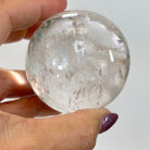 Super Quality Clear Quartz Sphere on a Metal Base, 0.7 lbs & 5" Tall #5631 - 0015 - Brazil GemsBrazil GemsSuper Quality Clear Quartz Sphere on a Metal Base, 0.7 lbs & 5" Tall #5631 - 0015Spheres5631 - 0015