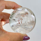 Super Quality Clear Quartz Sphere on a Metal Base, 0.7 lbs & 5" Tall #5631 - 0015 - Brazil GemsBrazil GemsSuper Quality Clear Quartz Sphere on a Metal Base, 0.7 lbs & 5" Tall #5631 - 0015Spheres5631 - 0015