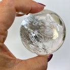 Super Quality Clear Quartz Sphere on a Metal Base, 0.7 lbs & 5.1" Tall #5631 - 0016 - Brazil GemsBrazil GemsSuper Quality Clear Quartz Sphere on a Metal Base, 0.7 lbs & 5.1" Tall #5631 - 0016Spheres5631 - 0016