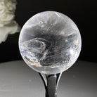 Super Quality Clear Quartz Sphere on a Metal Base, 0.7 lbs & 5.1" Tall #5631 - 0016 - Brazil GemsBrazil GemsSuper Quality Clear Quartz Sphere on a Metal Base, 0.7 lbs & 5.1" Tall #5631 - 0016Spheres5631 - 0016