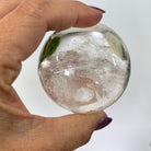 Super Quality Clear Quartz Sphere on a Metal Base, 0.7 lbs & 5.1" Tall #5631 - 0016 - Brazil GemsBrazil GemsSuper Quality Clear Quartz Sphere on a Metal Base, 0.7 lbs & 5.1" Tall #5631 - 0016Spheres5631 - 0016