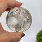 Super Quality Clear Quartz Sphere on a Metal Base, 0.9 lbs & 5.3" Tall #5631 - 0019 - Brazil GemsBrazil GemsSuper Quality Clear Quartz Sphere on a Metal Base, 0.9 lbs & 5.3" Tall #5631 - 0019Spheres5631 - 0019